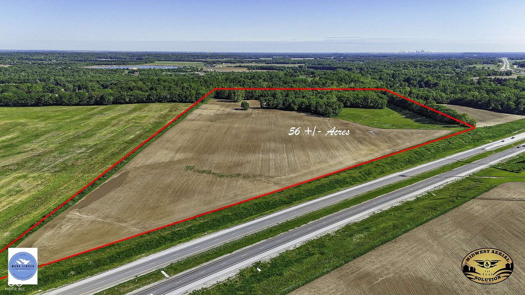 56.1 Acres of Agricultural Land for Sale in Martinsville, Indiana