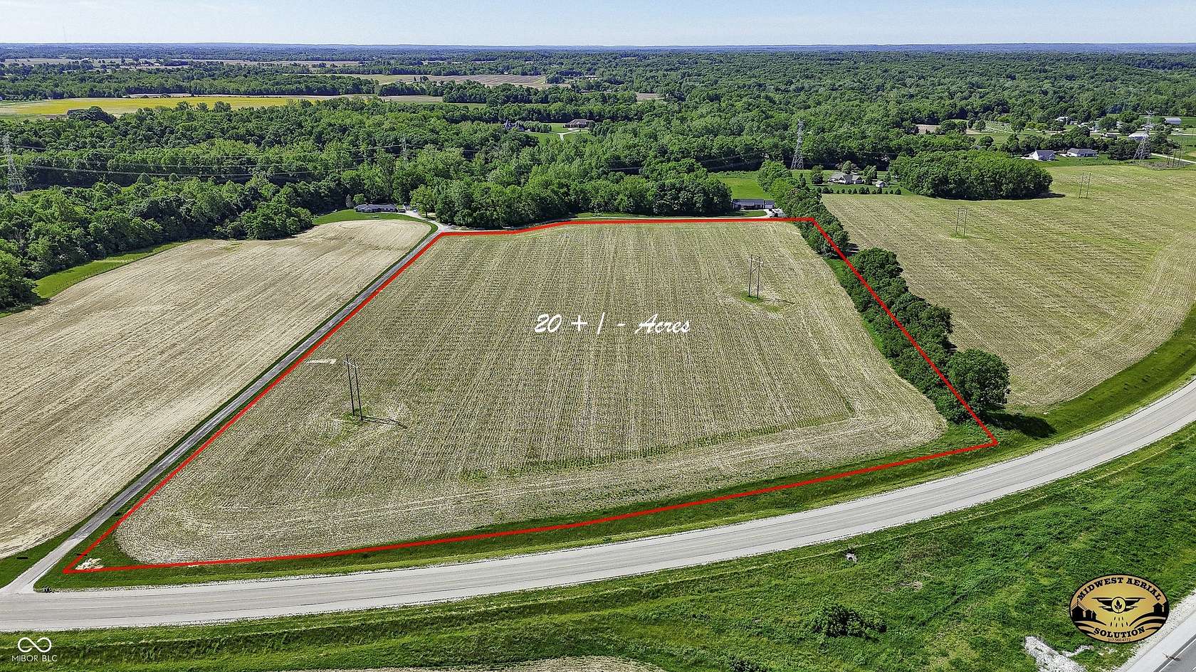 20.7 Acres of Agricultural Land for Sale in Martinsville, Indiana