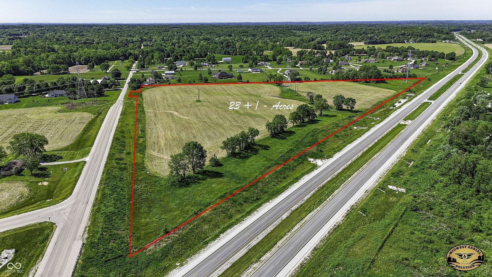 23.9 Acres of Land for Sale in Martinsville, Indiana