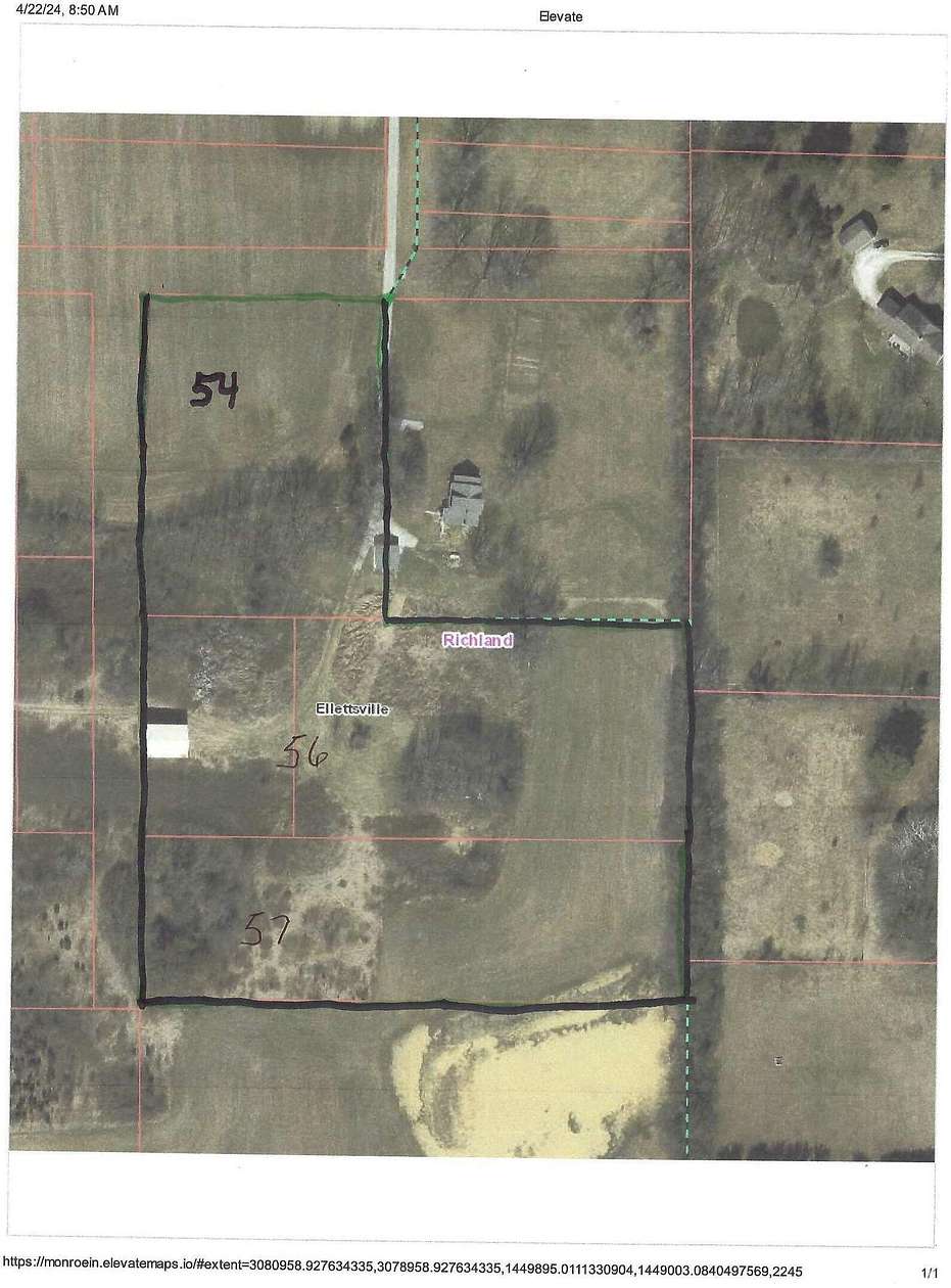 10.6 Acres of Agricultural Land for Sale in Bloomington, Indiana