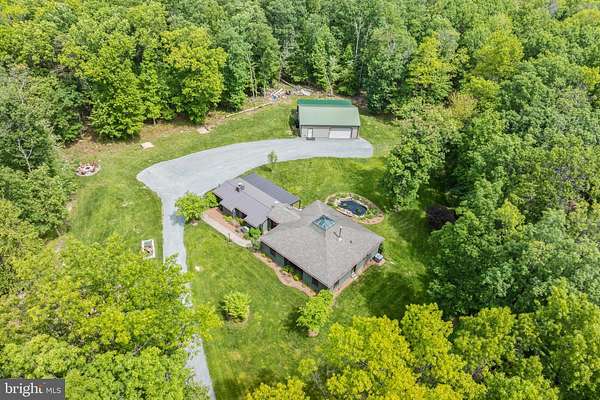 10 Acres of Recreational Land with Home for Sale in Hillsboro, Virginia