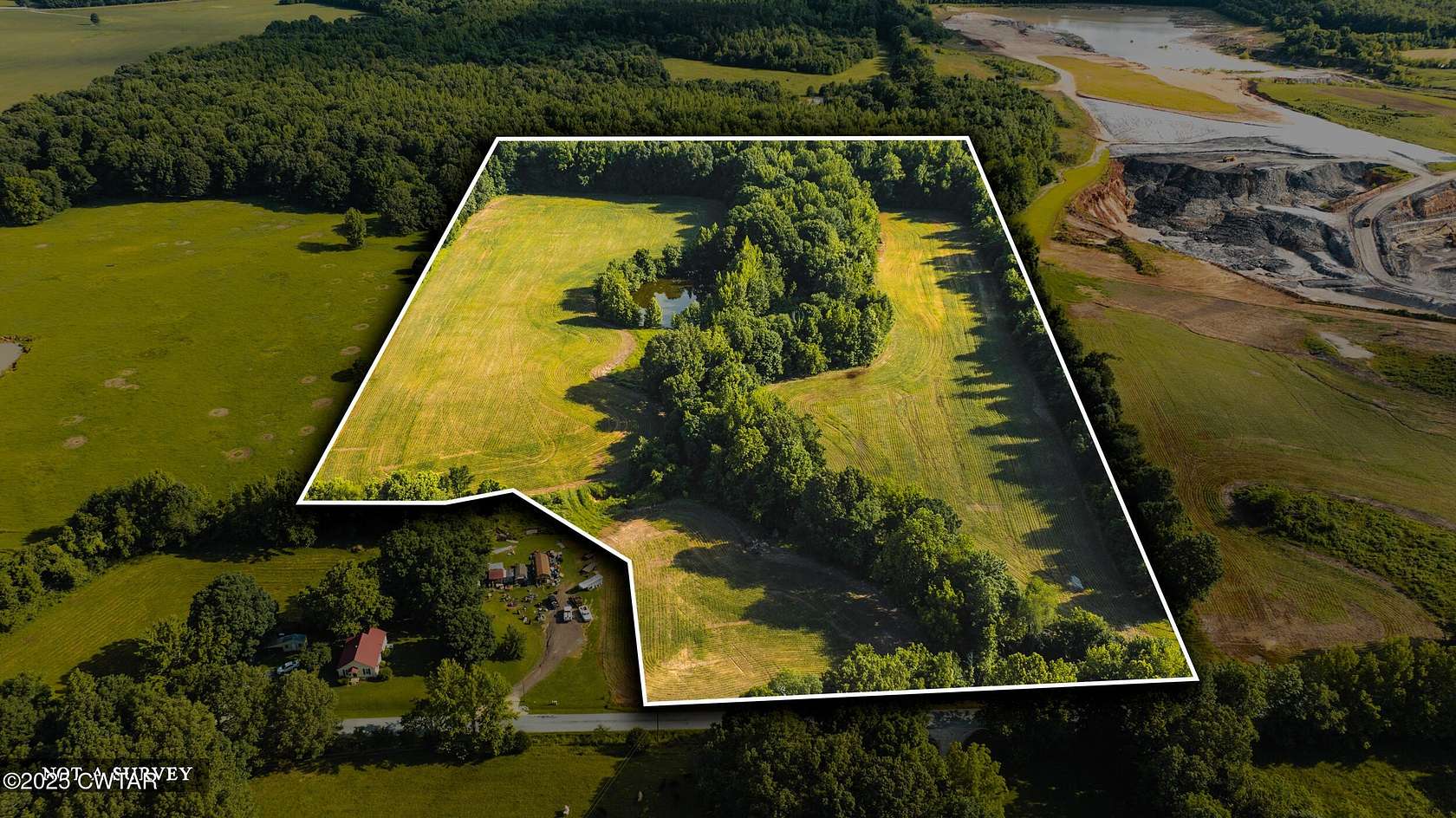 24.5 Acres of Recreational Land & Farm for Sale in Greenfield, Tennessee