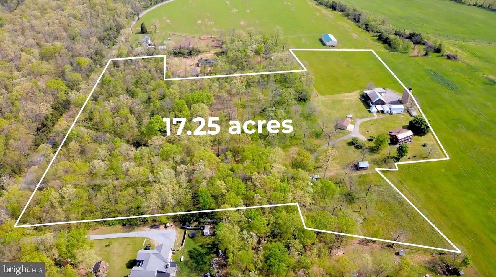 17.3 Acres of Land with Home for Sale in Kearneysville, West Virginia