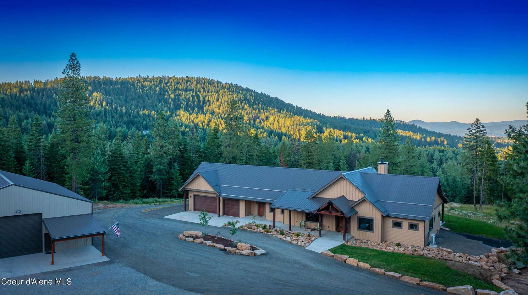 29.7 Acres of Land with Home for Sale in Coeur d'Alene, Idaho