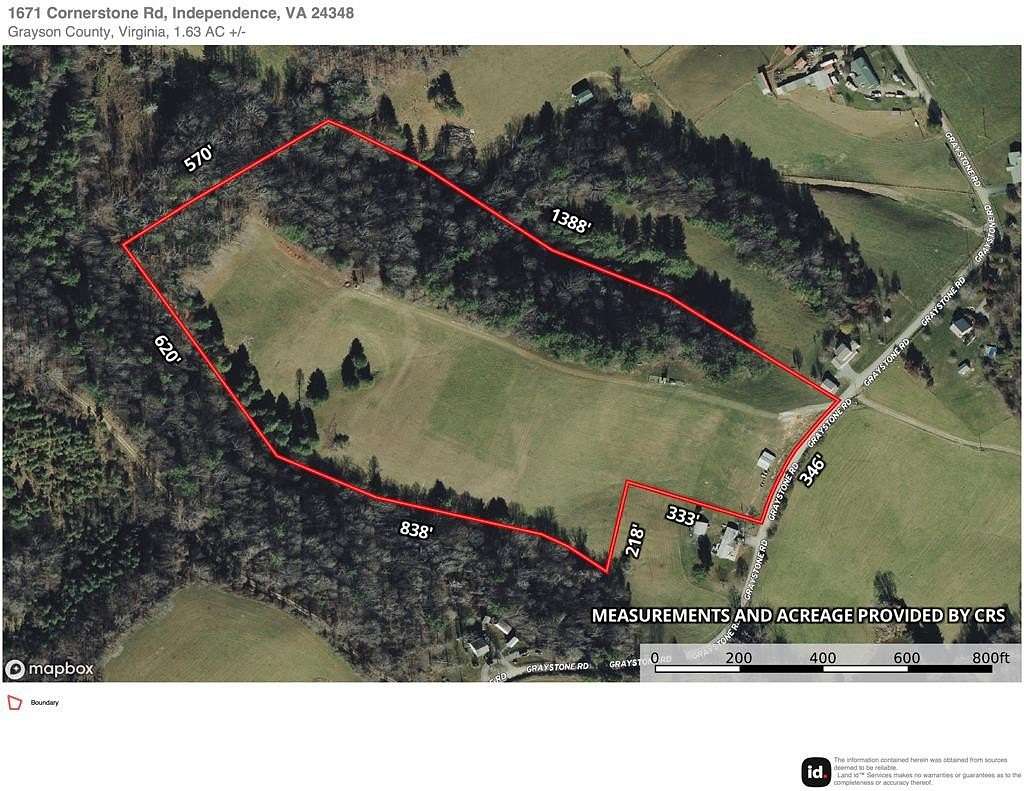 23.7 Acres of Recreational Land & Farm for Sale in Independence, Virginia