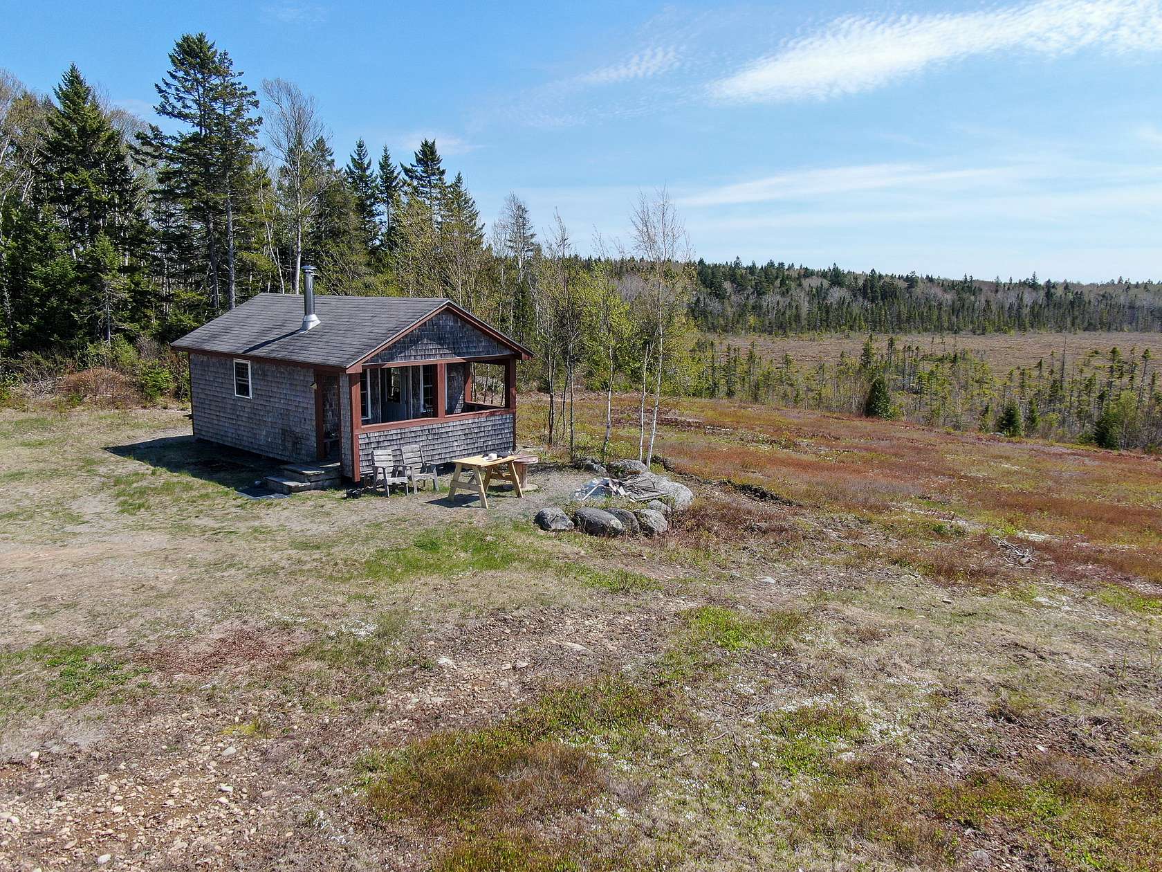 120 Acres of Land with Home for Sale in Whiting, Maine