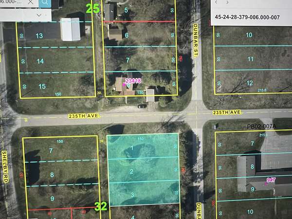 0.52 Acres of Residential Land for Sale in Shelby, Indiana