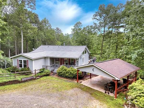 3.89 Acres of Residential Land with Home for Sale in Blairsville, Georgia