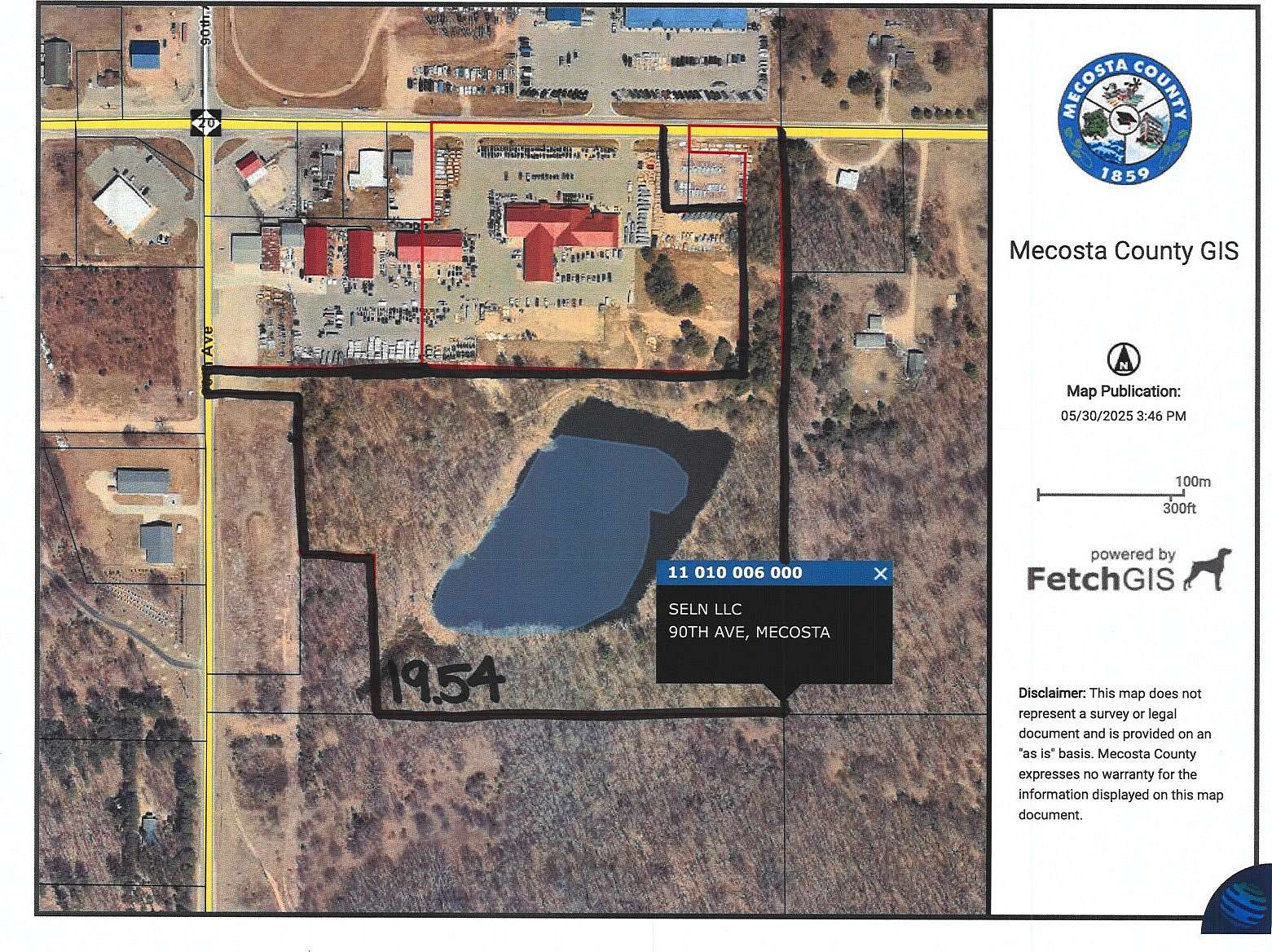 19.5 Acres of Commercial Land for Sale in Mecosta, Michigan