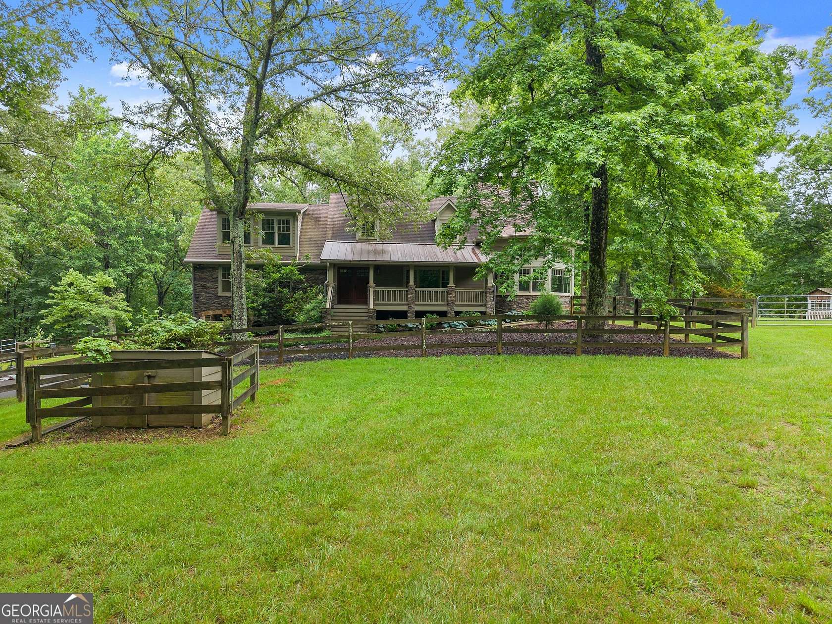 14.9 Acres of Land with Home for Sale in Ball Ground, Georgia