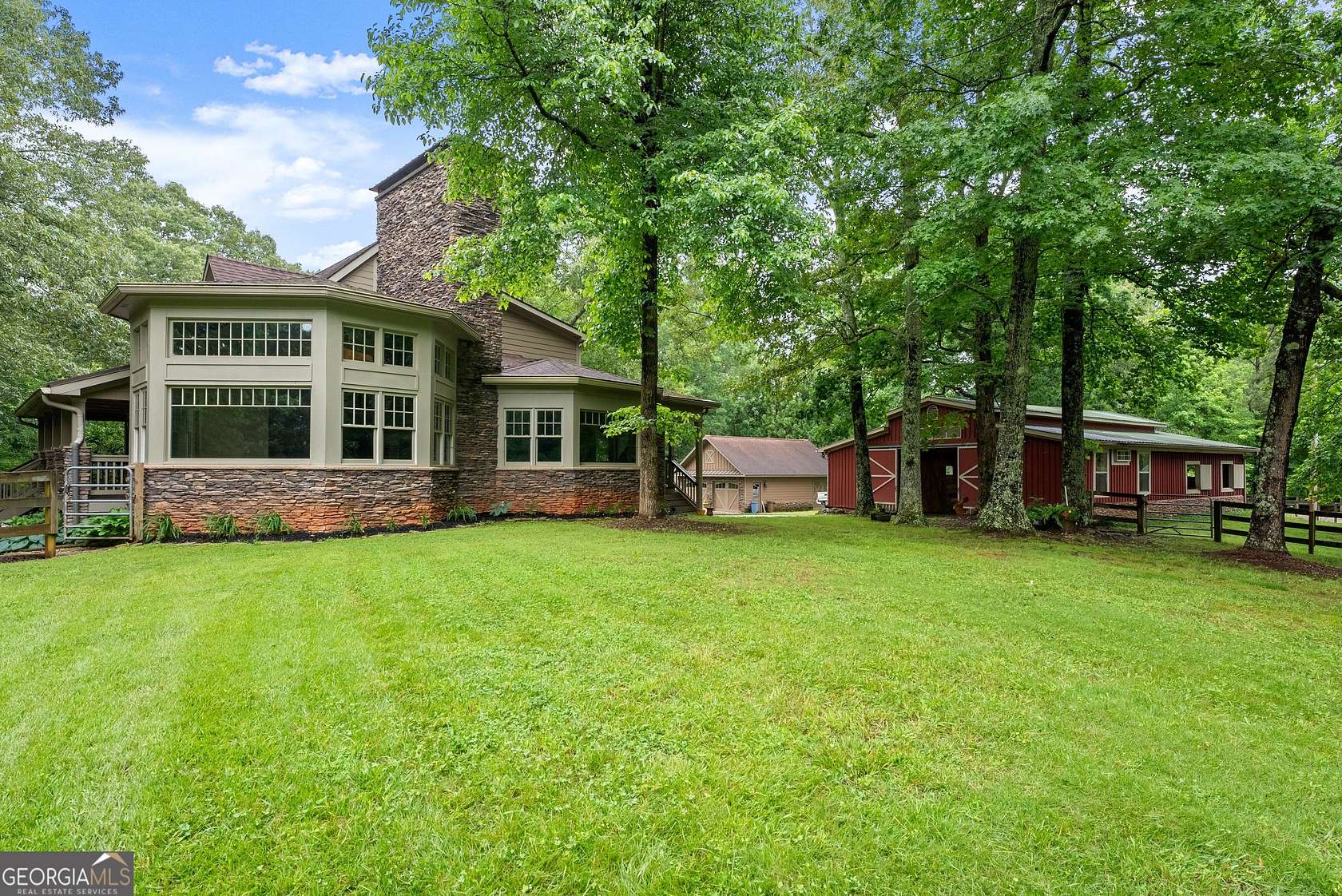 14.9 Acres of Land with Home for Sale in Ball Ground, Georgia