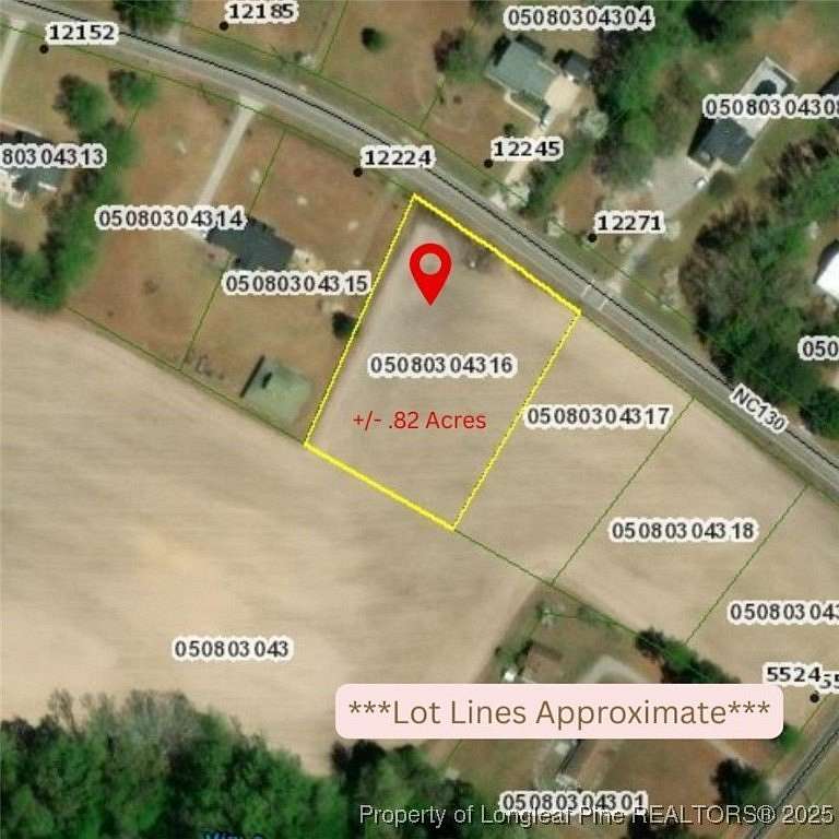 0.82 Acres of Residential Land for Sale in Fairmont, North Carolina