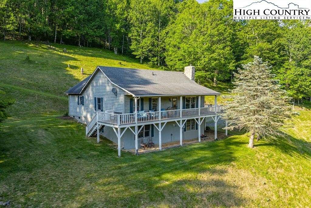 12 Acres of Land with Home for Sale in Vilas, North Carolina