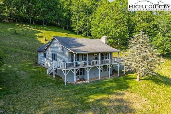 12 Acres of Land with Home for Sale in Vilas, North Carolina
