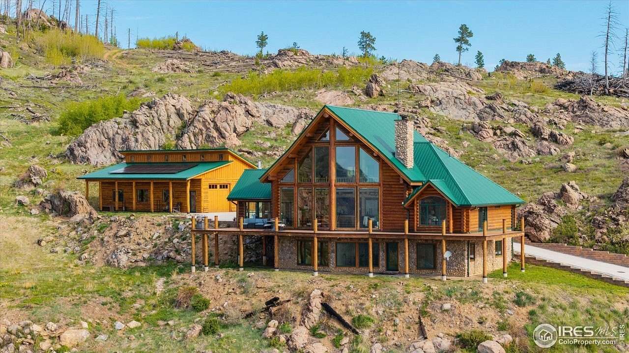 40 Acres of Recreational Land with Home for Sale in Bellvue, Colorado