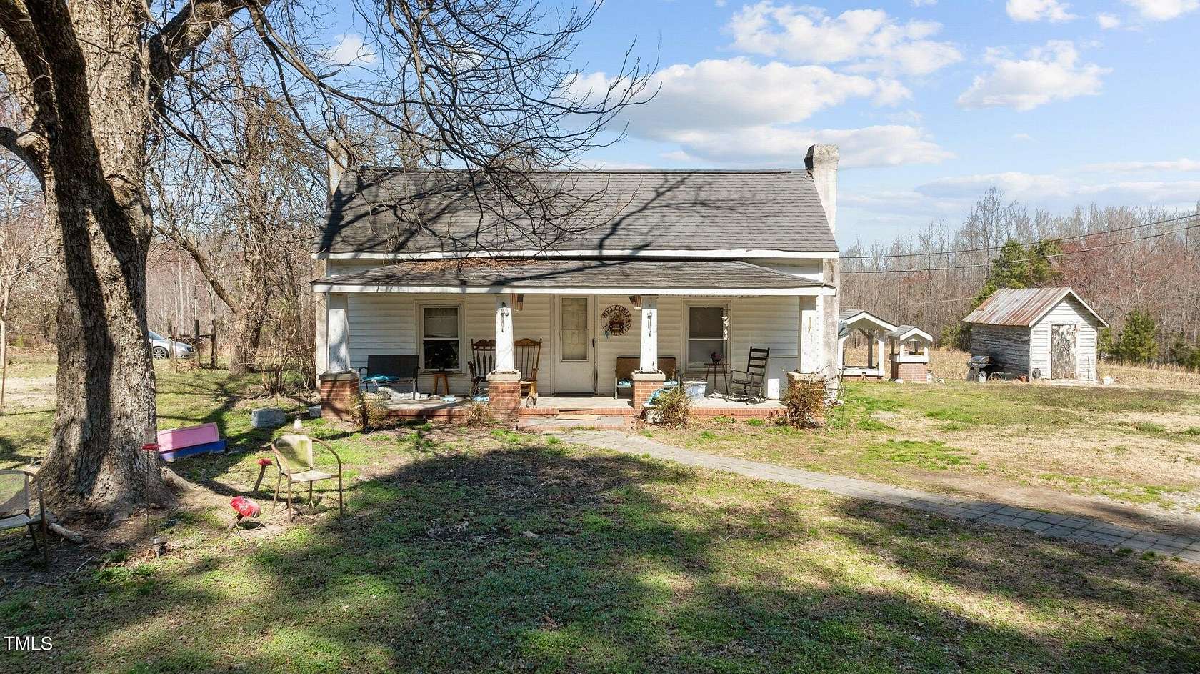 16.1 Acres of Land with Home for Sale in Roxboro, North Carolina