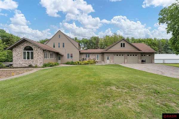 10.4 Acres of Land with Home for Sale in Minnesota Lake, Minnesota