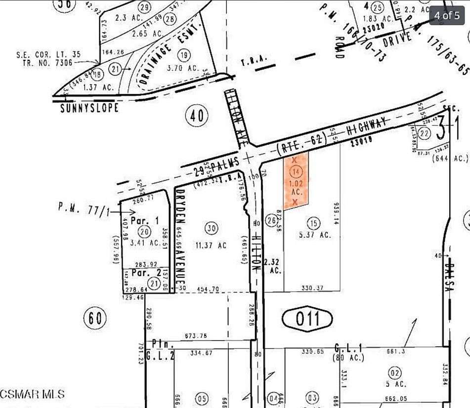 1 Acre of Commercial Land for Sale in Yucca Valley, California