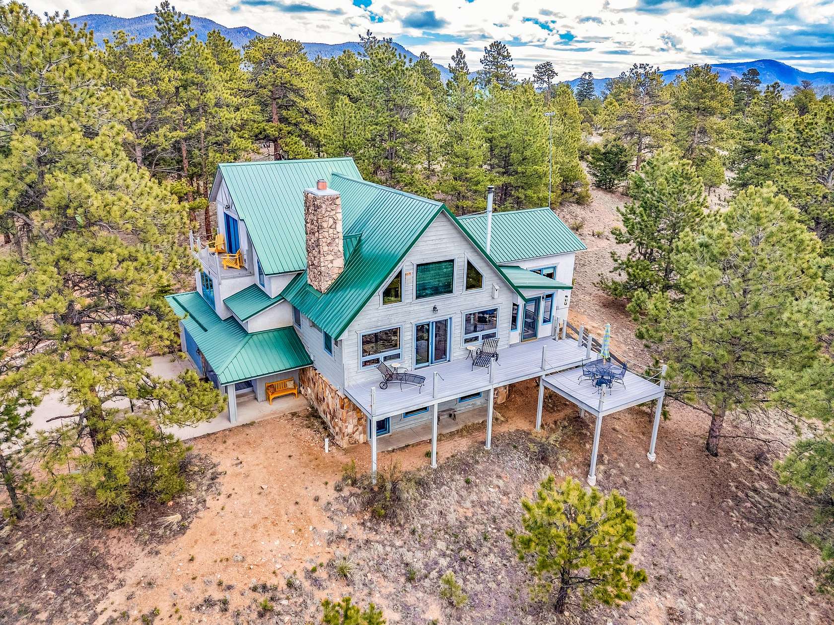 77.7 Acres of Land with Home for Sale in Westcliffe, Colorado