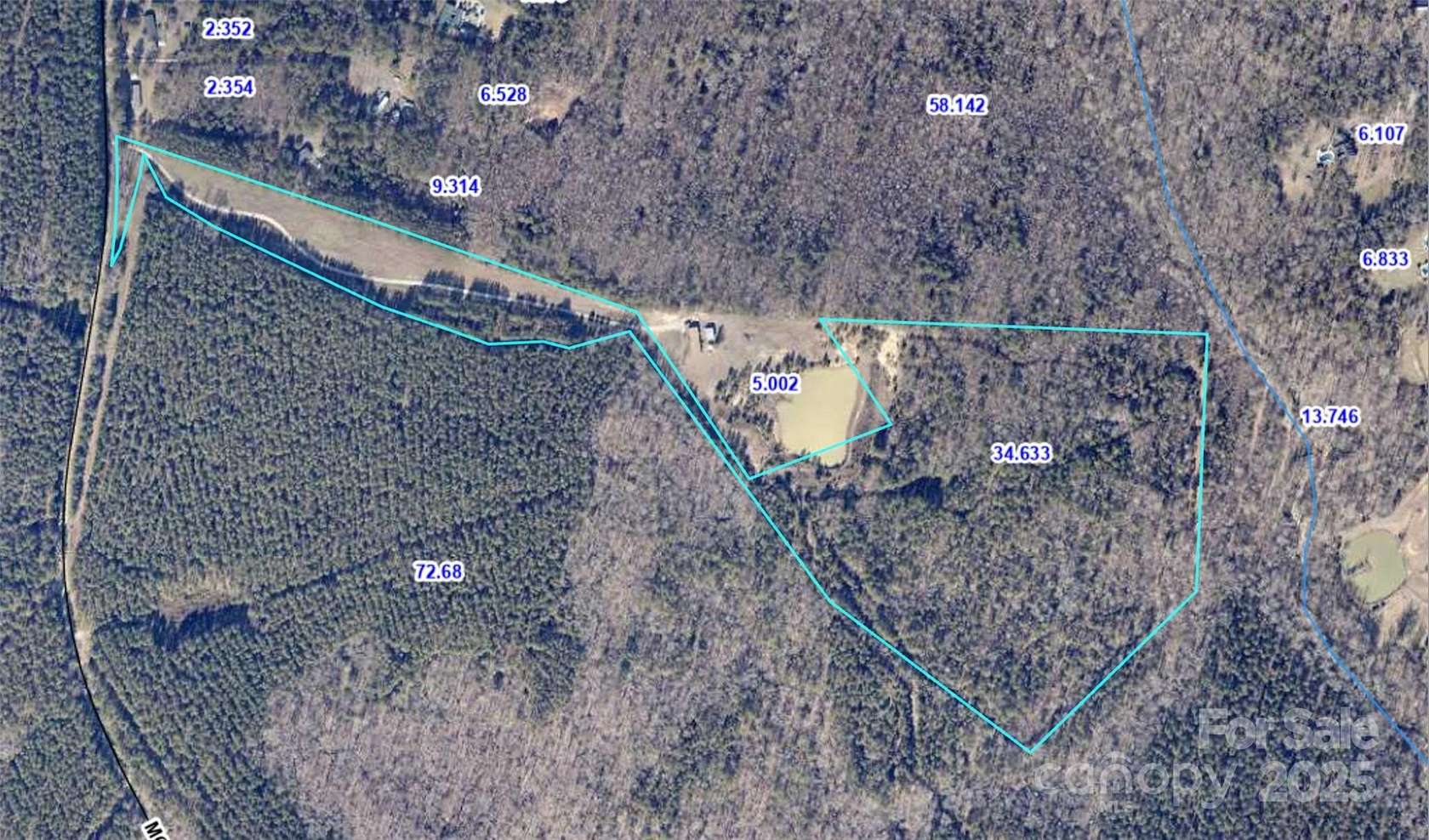 34.6 Acres of Recreational Land for Sale in Chester, South Carolina