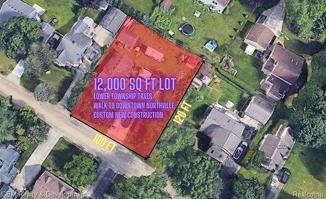 0.28 Acres of Residential Land for Sale in Northville, Michigan
