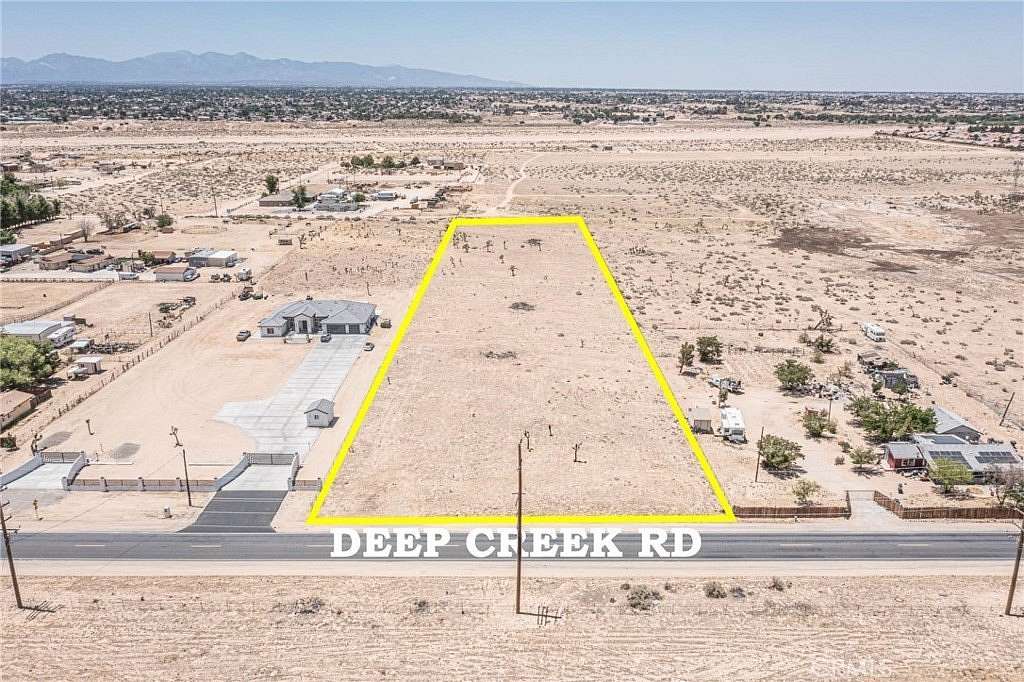 4.55 Acres of Residential Land for Sale in Apple Valley, California