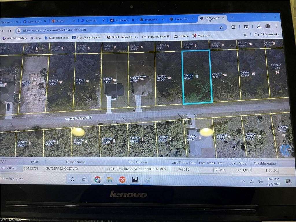 0.29 Acres of Residential Land for Sale in Lehigh Acres, Florida