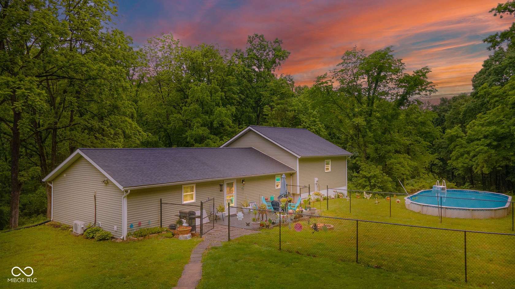 8.23 Acres of Residential Land with Home for Sale in Gosport, Indiana