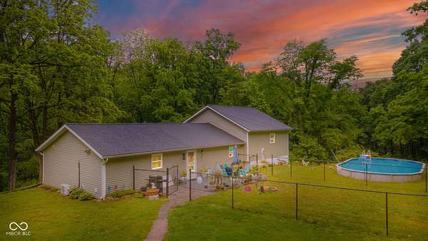 8.23 Acres of Residential Land with Home for Sale in Gosport, Indiana