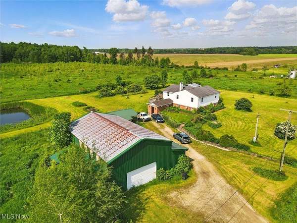38.8 Acres of Land with Home for Sale in Kingsville, Ohio