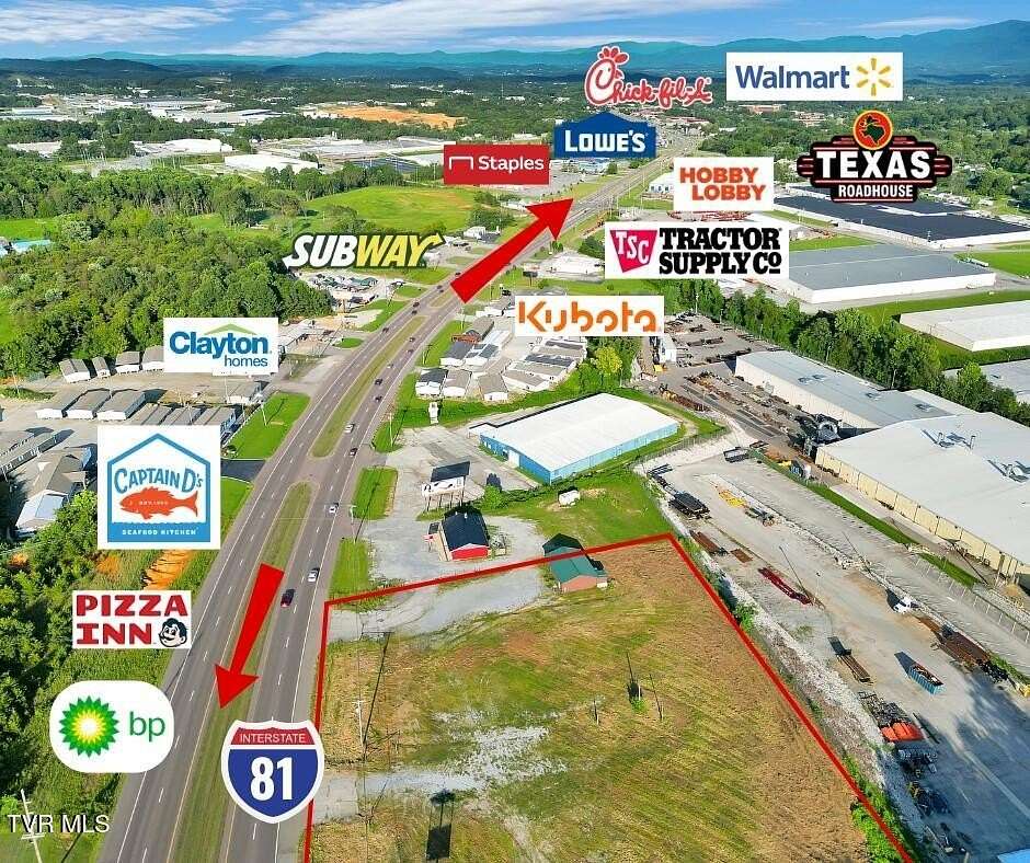 2 Acres of Improved Commercial Land for Lease in Greeneville, Tennessee