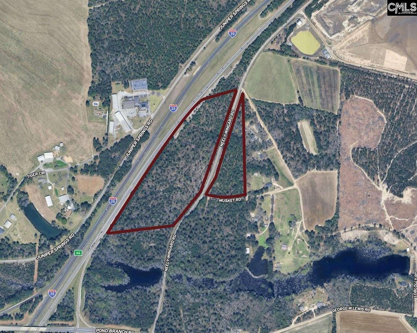 27.4 Acres of Commercial Land for Sale in Gilbert, South Carolina