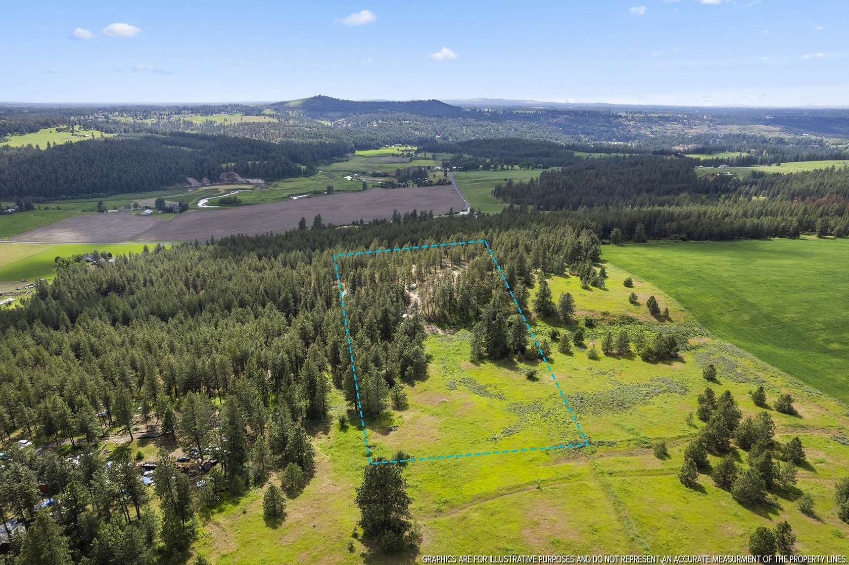 7.83 Acres of Residential Land for Sale in Valleyford, Washington