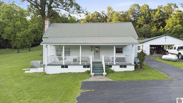 33 Acres of Land with Home for Sale in Burna, Kentucky