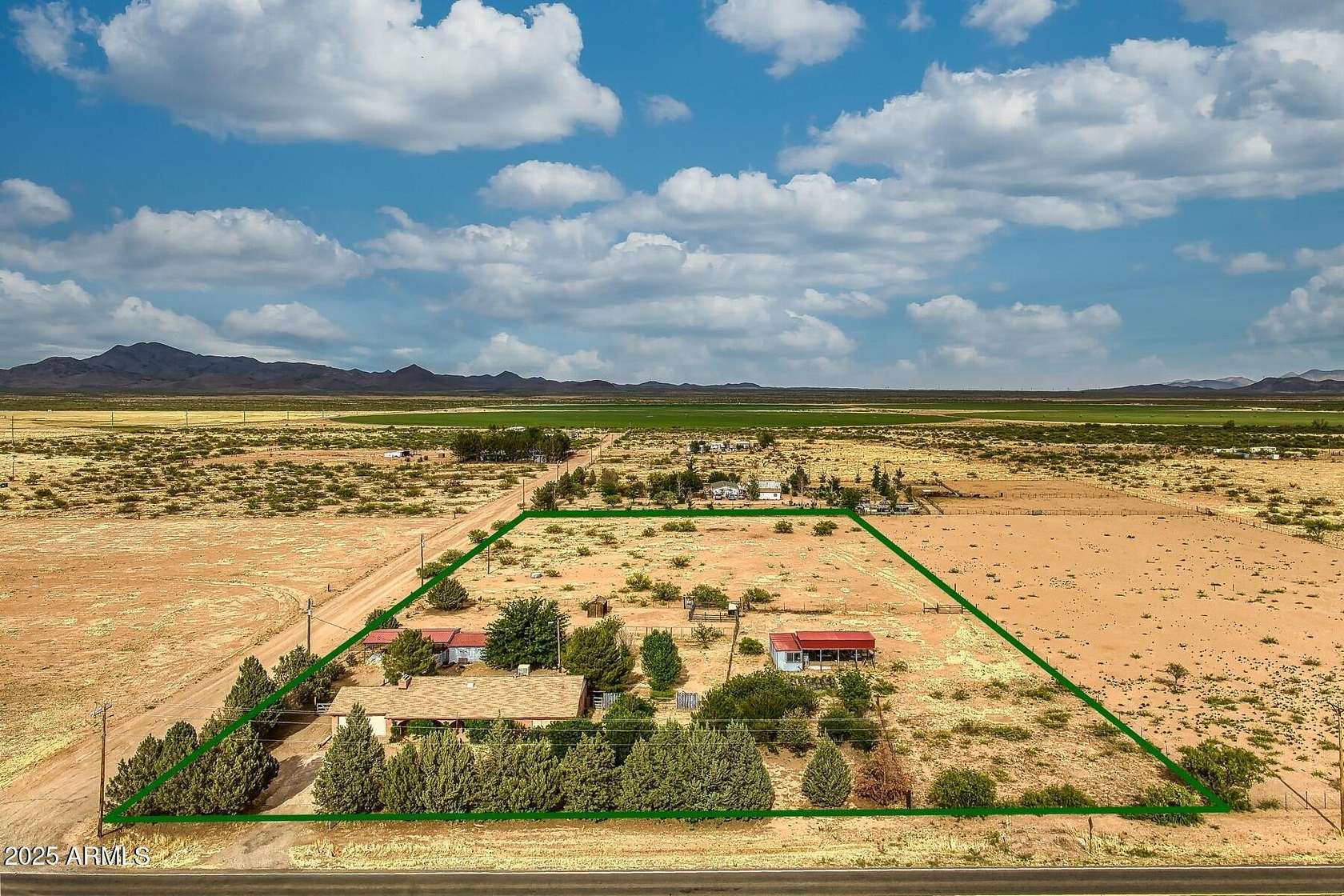 4.69 Acres of Residential Land with Home for Sale in Willcox, Arizona