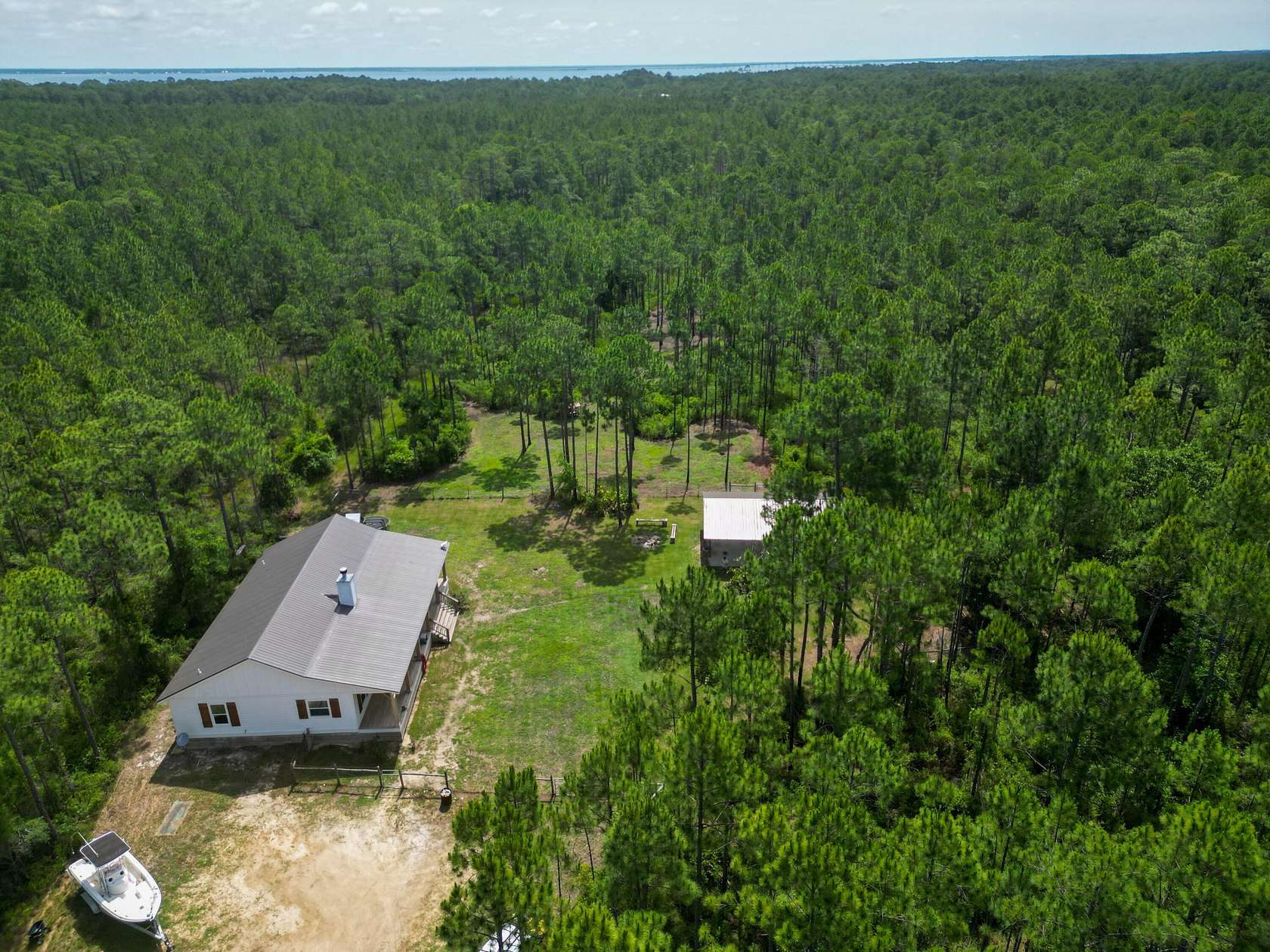 10 Acres of Land with Home for Sale in Santa Rosa Beach, Florida