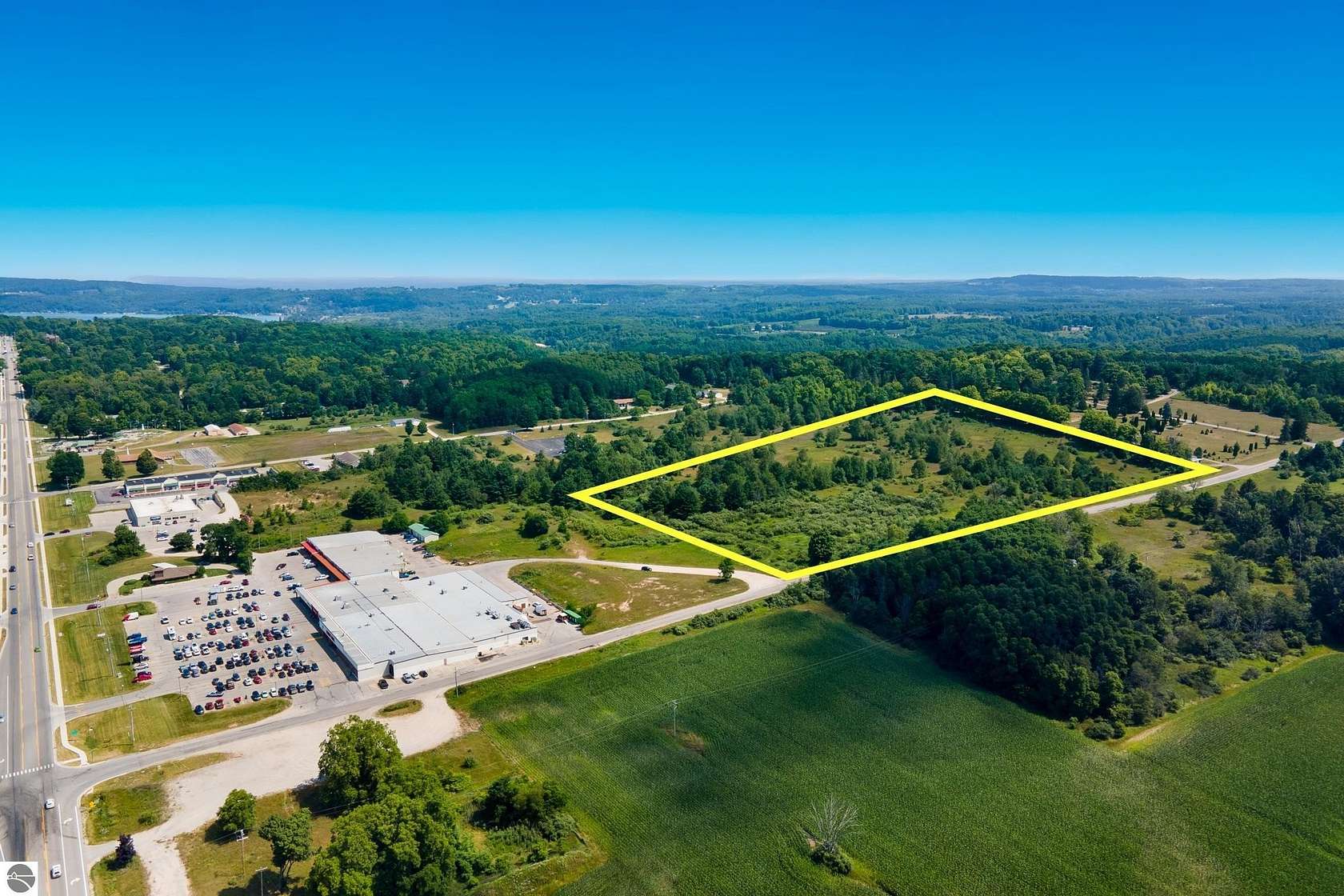 17 Acres of Mixed-Use Land for Sale in Benzonia, Michigan