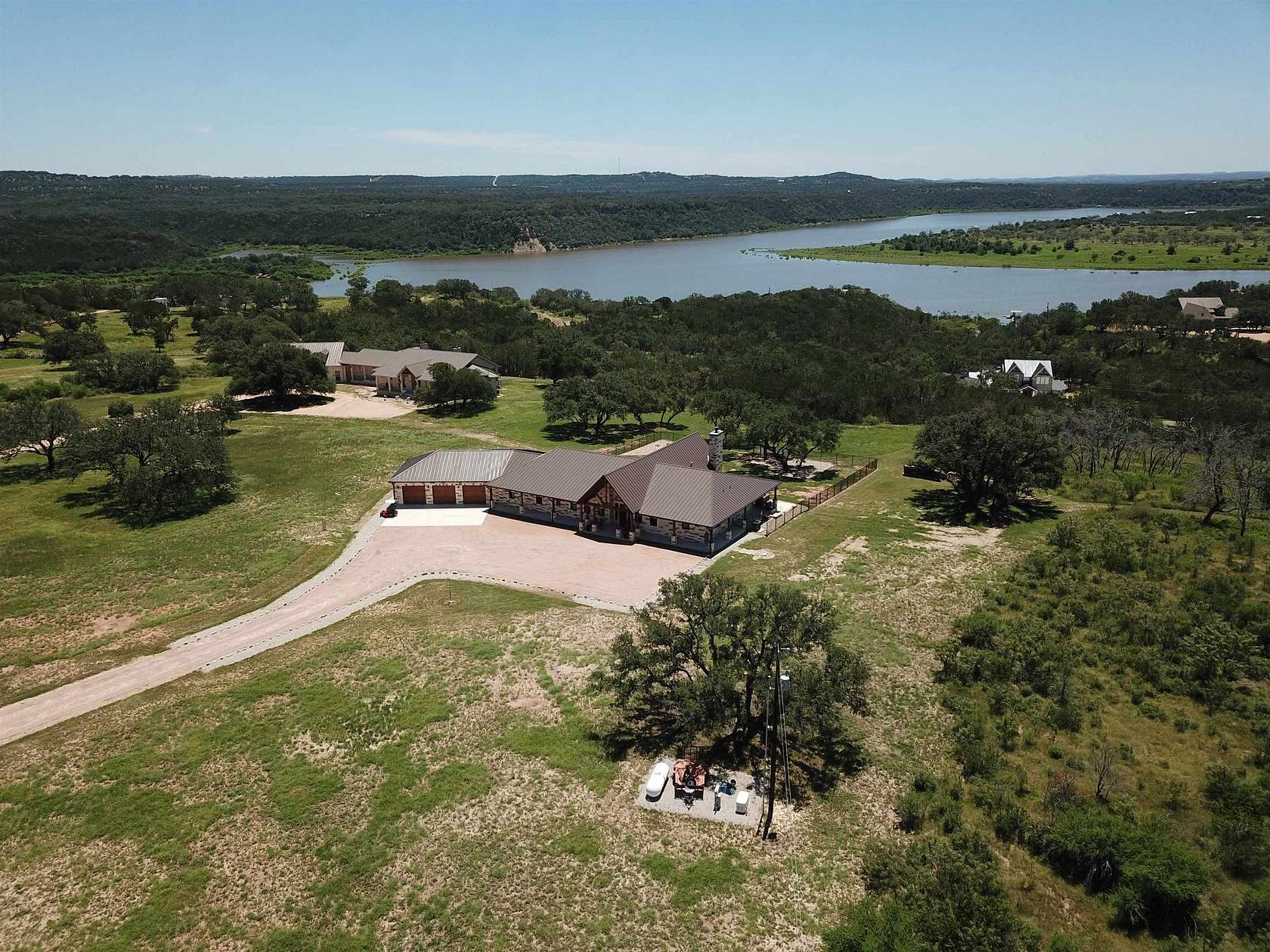 5 Acres of Land with Home for Sale in Marble Falls, Texas