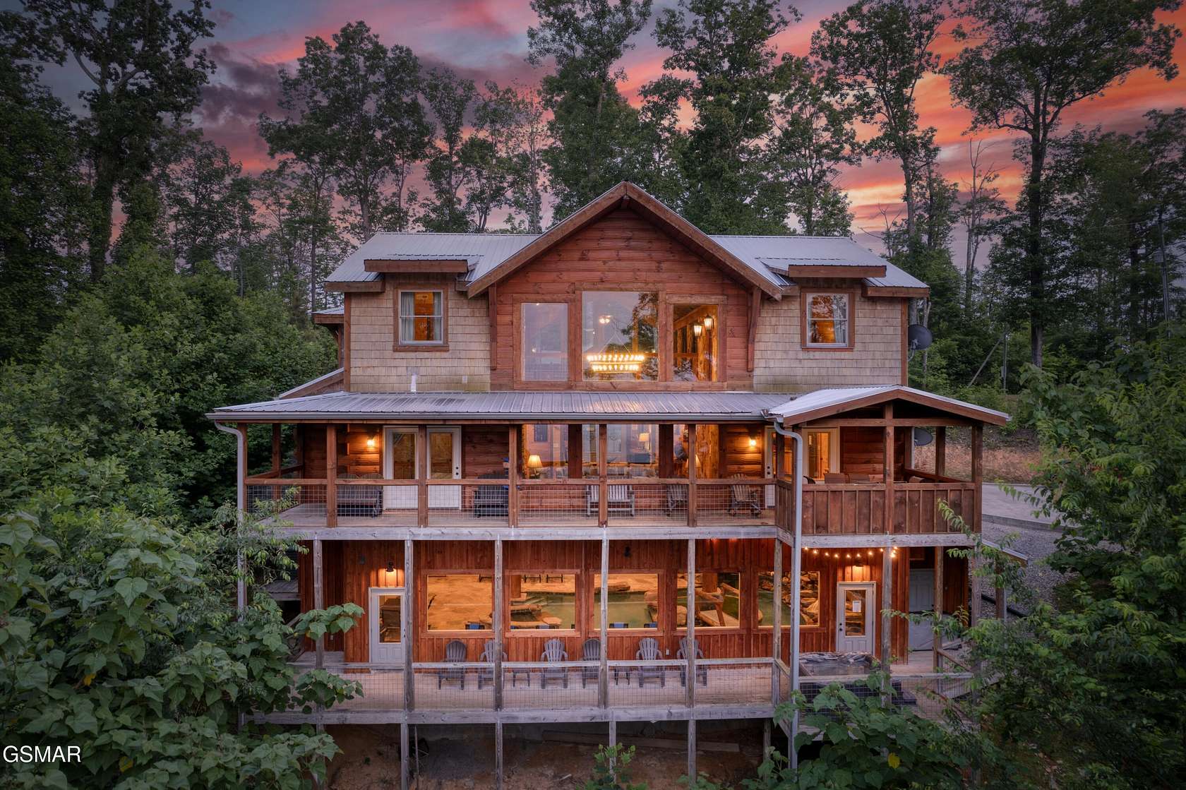 6.3 Acres of Residential Land with Home for Sale in Sevierville, Tennessee