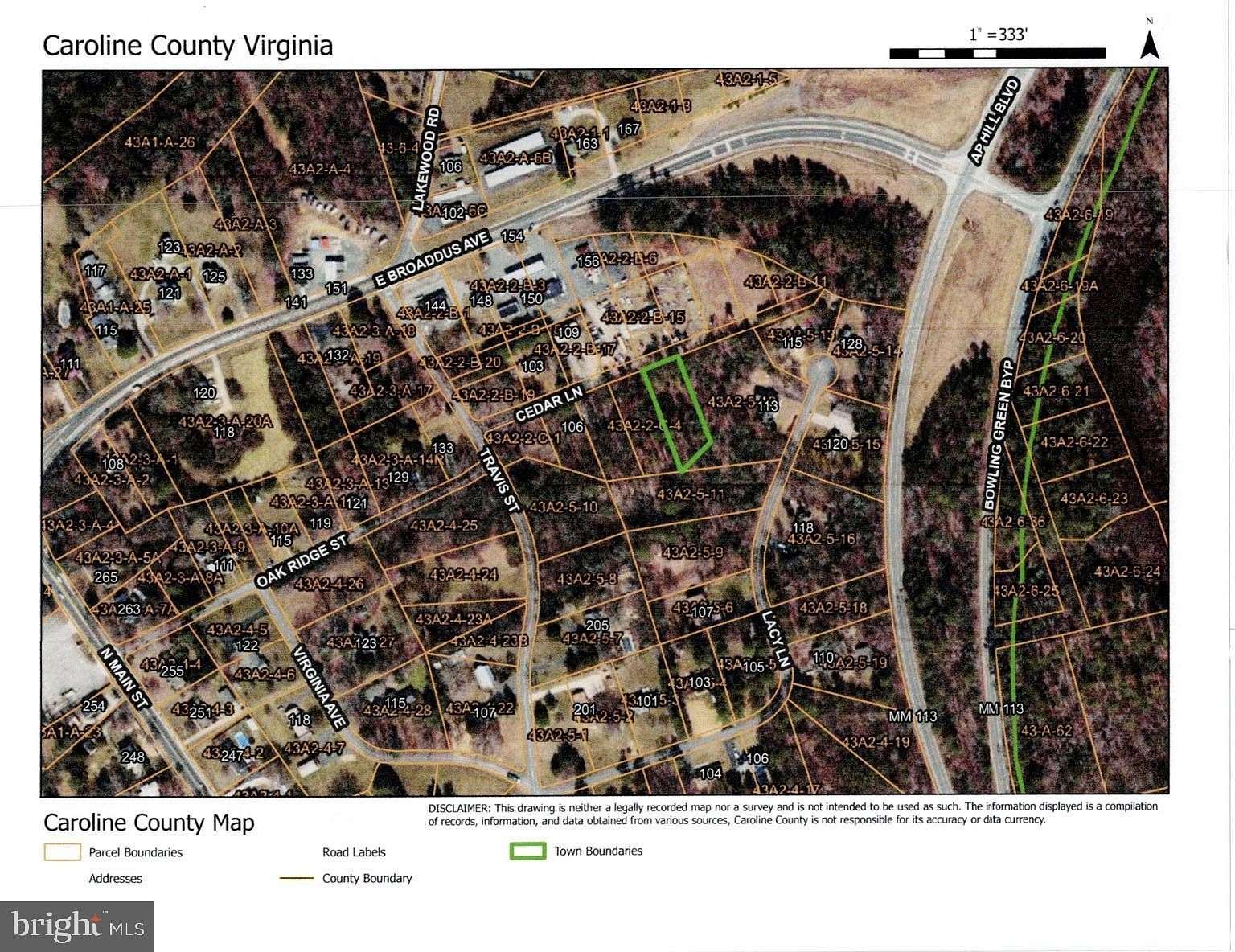 0.5 Acres of Land for Sale in Bowling Green, Virginia