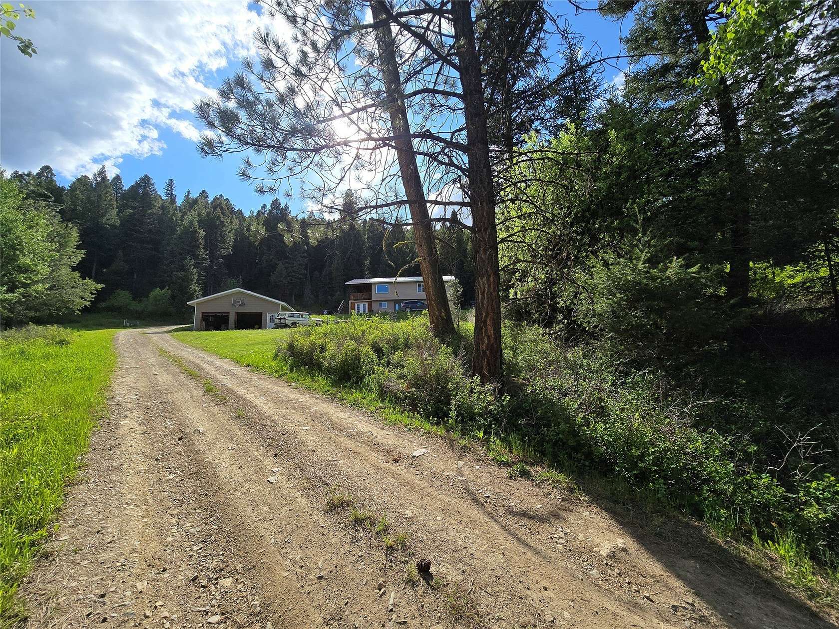 9.72 Acres of Residential Land with Home for Sale in Lincoln, Montana