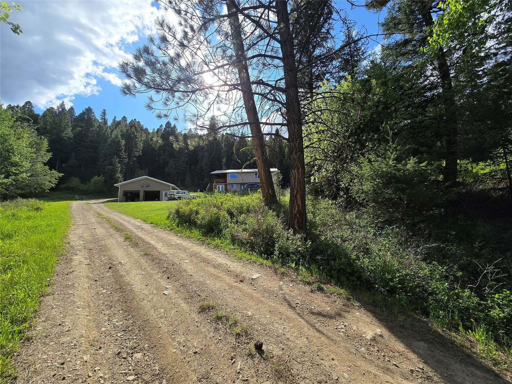 9.72 Acres of Land with Home for Sale in Lincoln, Montana