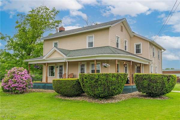 26.8 Acres of Agricultural Land with Home for Sale in Deerfield, Ohio