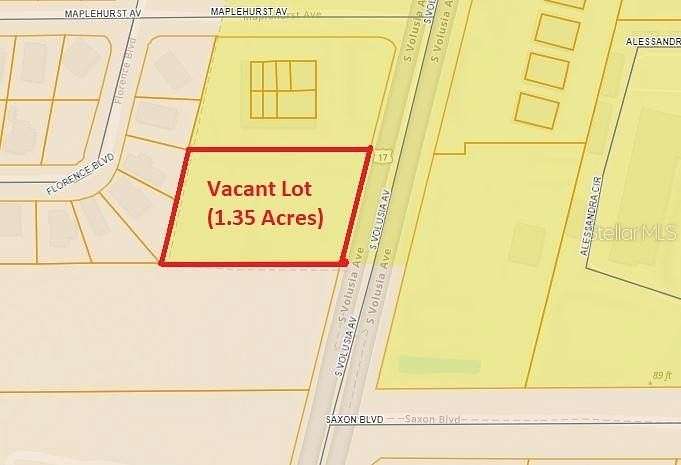 1.35 Acres of Commercial Land for Sale in Orange City, Florida
