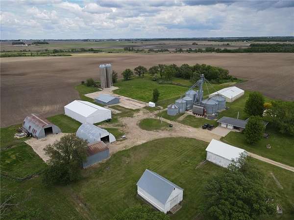 50 Acres of Agricultural Land with Home for Sale in Le Roy Township, Minnesota