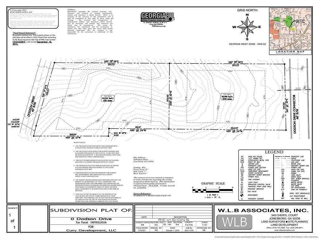 2 Acres of Residential Land for Sale in Atlanta, Georgia