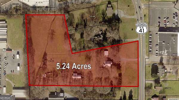5.24 Acres of Improved Mixed-Use Land for Sale in Calhoun, Georgia