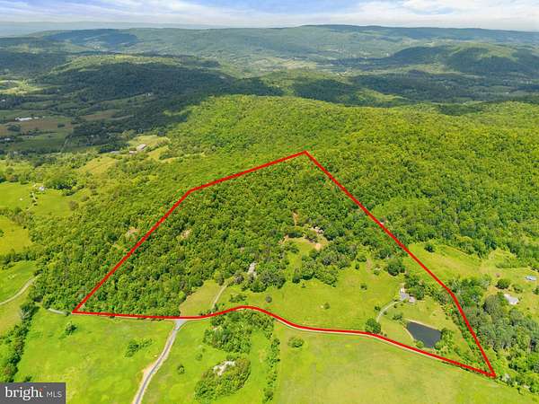54.6 Acres of Land with Home for Sale in Markham, Virginia
