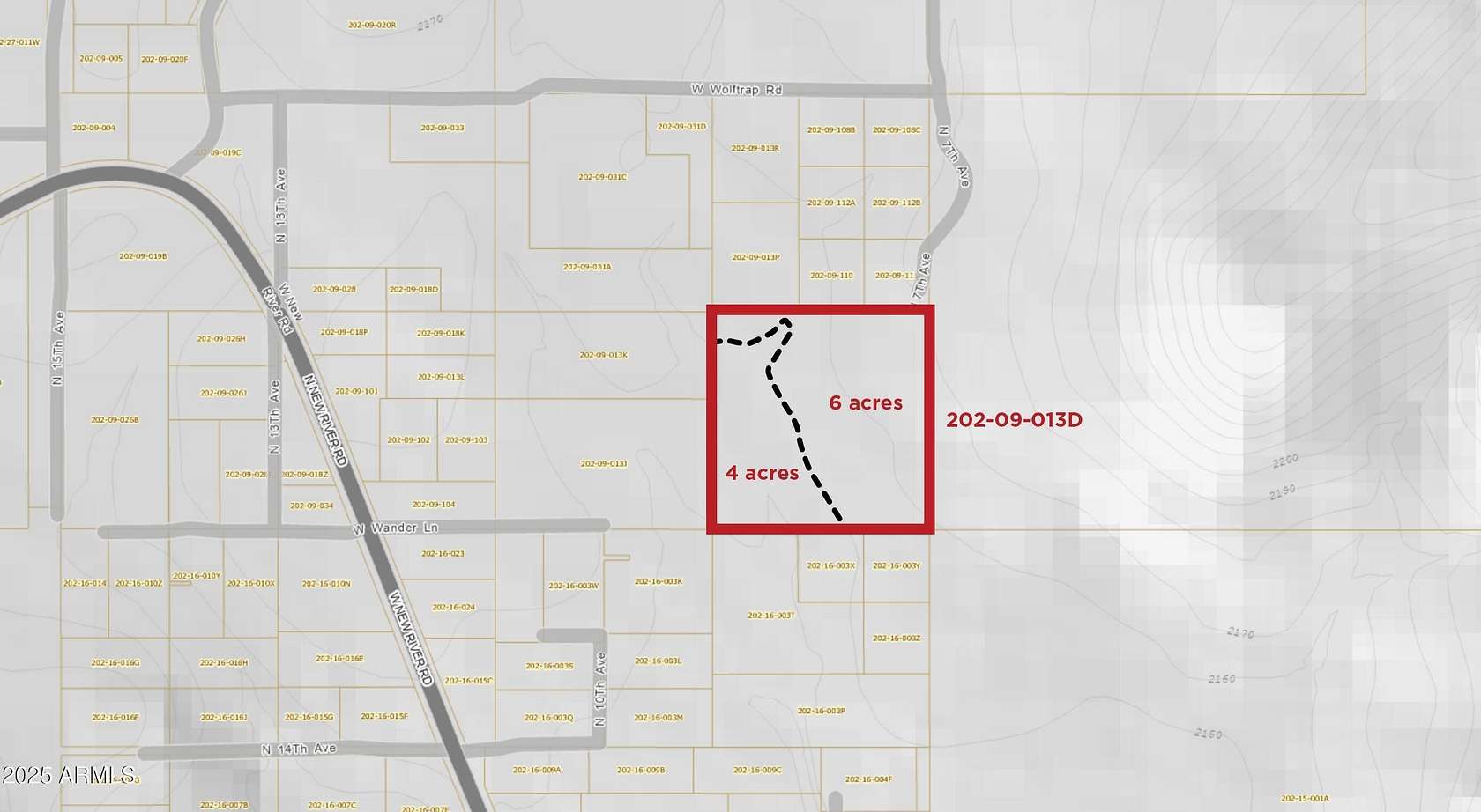10 Acres of Recreational Land for Sale in New River, Arizona