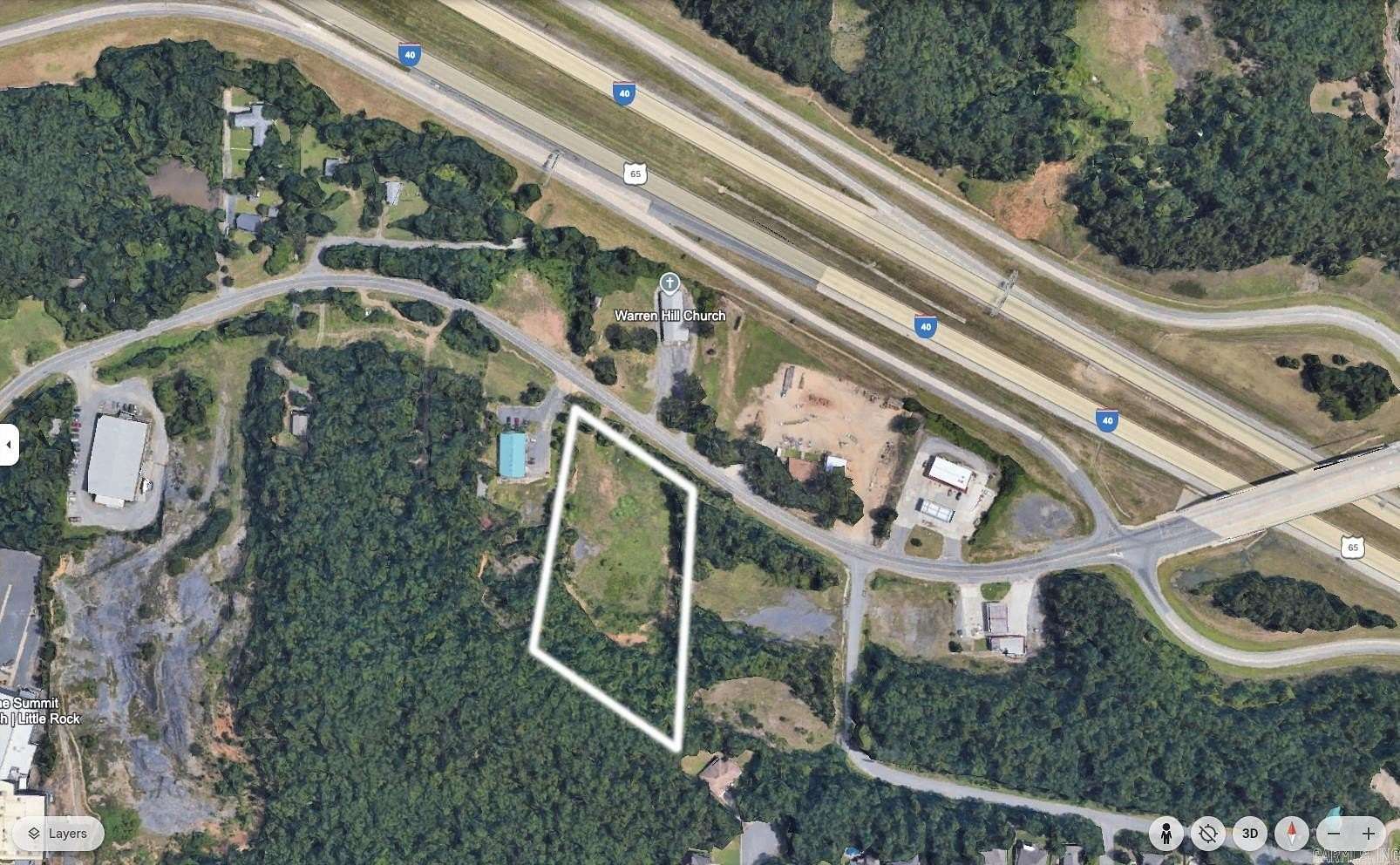 2.27 Acres of Commercial Land for Sale in North Little Rock, Arkansas